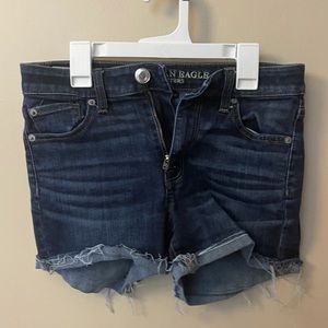 AE's Super Stretch High-waisted Jean Shorts
